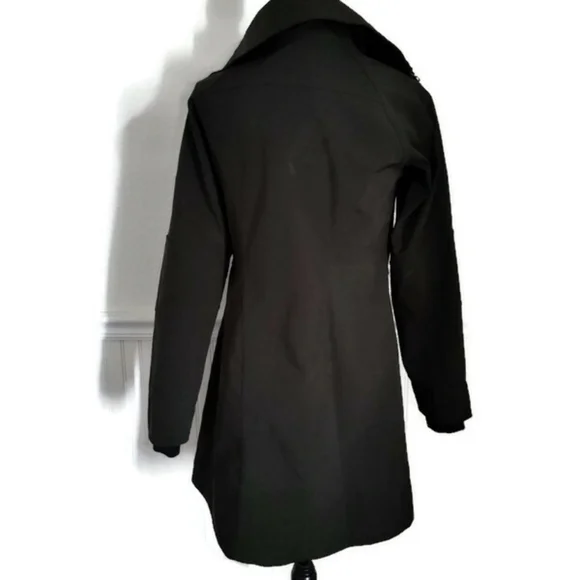 Columbia Olive Green Rain Trench Coat Like New Not Faded Great Shape Size Medium - Picture 3 of 5